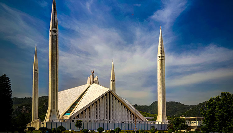 Faisal Mosque is the fifth largest mosque in the world