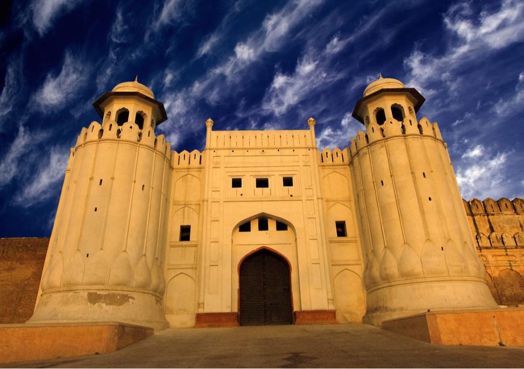 Lahore Fort or Shahi Qilla as magnificently standing 